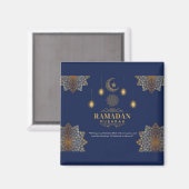 Elegant Lantern Glow Ramadan Greeting  マグネット (正面/裏面)