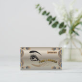Elegant Lash Artist Business Card – Customizable E 名刺 (スタンド正面)
