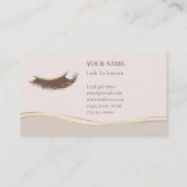 Elegant Lash Technician Loyalty Card ロイヤリティカード (裏面)