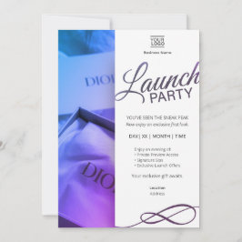 Elegant Launch Party Invitation Template 招待状
