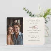 Elegant Lavendar, Blush and Cream Wildflower Photo (スタンド正面)