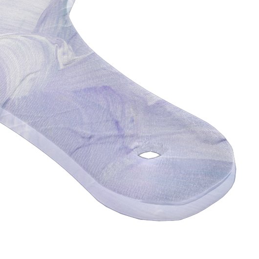 Elegant Lavender And White Paint Pattern カッティングボード (角)