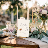 Elegant Lavender, Blush and Cream Wildflower Card 招待状