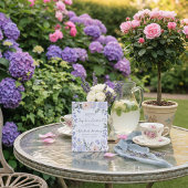 Elegant Lavender Blush Floral Wedding Shower  招待状