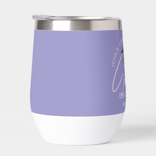 Elegant Lavender Graduation Party Personalized (右面)
