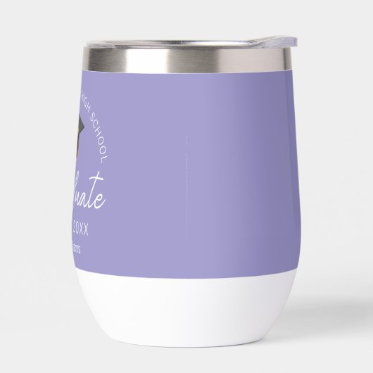 Elegant Lavender Graduation Party Personalized (左面)