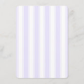 Elegant Lavender Minimalist Calligraphy エンクロージャーカード (裏面)
