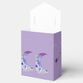 Elegant Lavender Moon Wedding Favor Box フェイバーボックス (オープン)