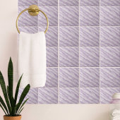 Elegant Lavender Purple Marble - Luxurious Swirl タイル