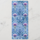 Elegant Lavender Wedding Menu メニュー (裏面)