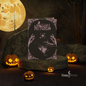Elegant Lavender Witchy Halloween Invitation 招待状