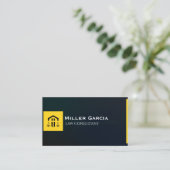 Elegant Lawyer Business Card | Attorney & Legal  名刺 (スタンド正面)