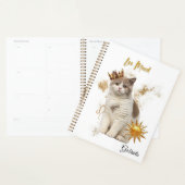 Elegant Leo Zodiac Cat Planner Notebook プランナー手帳 (ディスプレー)