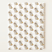 Elegant Leo Zodiac Cat Planner Notebook プランナー手帳 (裏面)