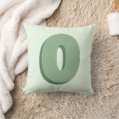 Elegant Letter O Monogram Personalized Initial Thr クッション (ブランケット)