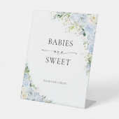 Elegant Light Blue Babies Are Sweet Sign 台座サイン (正面)