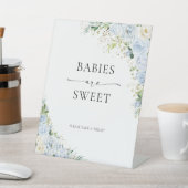 Elegant Light Blue Babies Are Sweet Sign 台座サイン (インサイチュ)