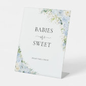 Elegant Light Blue Babies Are Sweet Sign 台座サイン (正面)