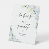 Elegant Light Blue Babies Are Sweet Sign 台座サイン (正面)