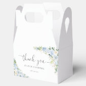 Elegant Light Blue Baby Shower Favor Box フェイバーボックス (オープン)
