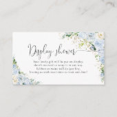  Elegant Light Blue Display Shower Enclosure Card エンクロージャーカード (正面)