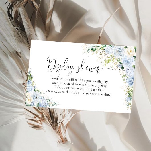  Elegant Light Blue Display Shower Enclosure Card エンクロージャーカード