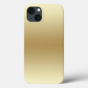 Elegant Light Gold Teal iPhone 13ケース