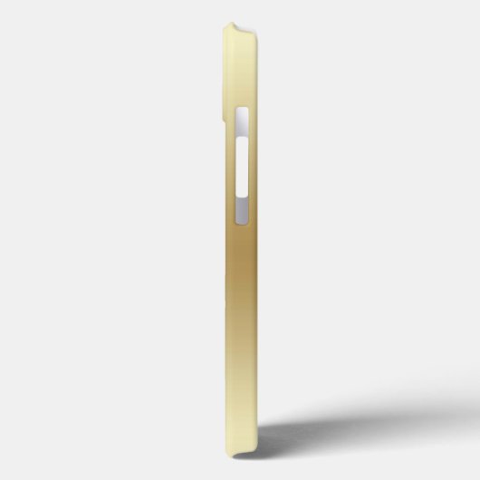Elegant Light Gold Teal Case-Mate iPhoneケース (裏面 / 左)