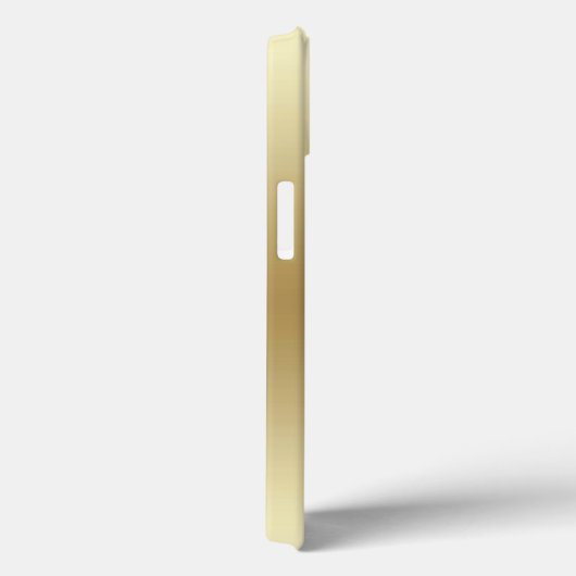 Elegant Light Gold Teal Case-Mate iPhoneケース (裏面 / 右)