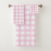 Elegant Light Pink Towels Soft Modern Bathroom バスタオルセット (インサイチュ)