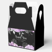 Elegant Lilac and Silver Flowers Birthday Party  フェイバーボックス (オープン)