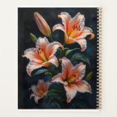 Elegant Lily Flower Art – Premium Prints & Unique プランナー手帳 (裏面)