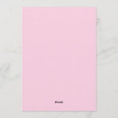 Elegant Line Art Valentine’s Day Party 招待状 (裏面)