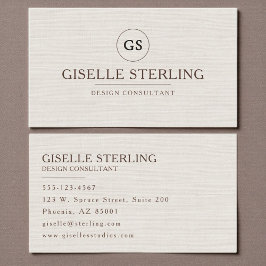 Elegant Linen 名刺