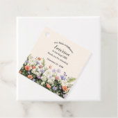 Elegant Little Wildflower 1st Birthday Party フェイバータグ (インサイチュ)