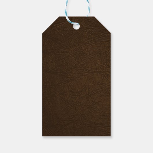 Elegant logo personalized cheers wine bottle ギフトタグ (裏面)