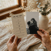 Elegant Long Story Short Romantic Timeline Wedding セーブザデート