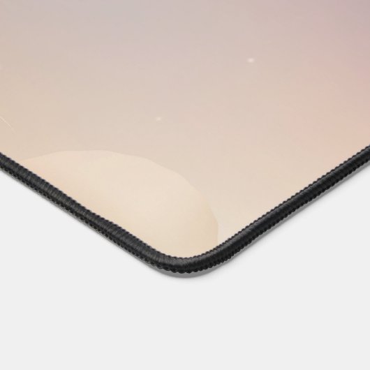 Elegant Lotus Bloom Desk Mat デスクマット (コーナー)