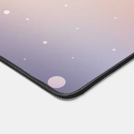 Elegant Lotus Bloom Desk Mat デスクマット (コーナー)