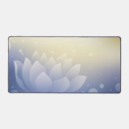 Elegant Lotus Bloom Desk Mat  デスクマット