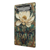 Elegant Lotus Flower  ミニクリップボード (アングル2)