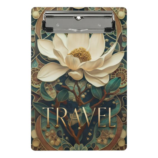 Elegant Lotus Flower  ミニクリップボード (正面)