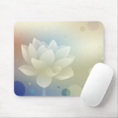 Elegant Lotus Flower Mouse Pad  マウスパッド (マウス)