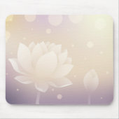 Elegant Lotus Flower Mouse Pad  マウスパッド (正面)