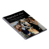 Elegant Love Script Wedding Photo Album ノートブック (右側)