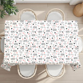 Elegant Love Text Lettering Valentine Tablecloth   テーブルクロス