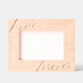 Elegant Love Treasured Together Forever Wedding レーザー彫刻フレーム (正面)