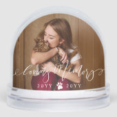 Elegant Loving Memory Cat Pet Name Photo Memorial (正面)
