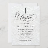 Elegant Luxury Baptism  招待状 (正面)