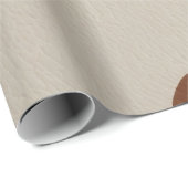 Elegant Luxury Faux Cow Leather Popular Collection ラッピングペーパー (ロールコーナー)